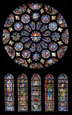 Rosácea do Transepto Sul da Catedral de Chartres (1221-1230)