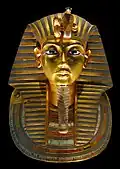 Máscara funeraria de Tutankamon.