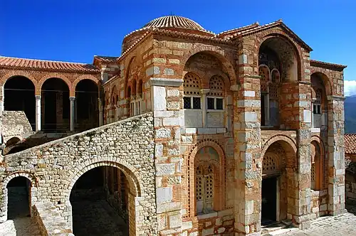 Mosteiro de Hossios Loukas, exterior, Grécia