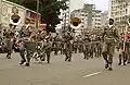 Banda da Brigada Militar em desfile em Porto Alegre