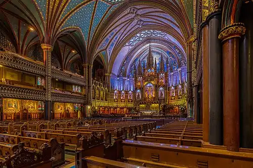 Basílica de Notre Dame em Montreal (1785–1795)