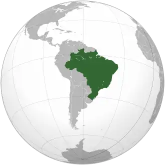 Localização de Brasil