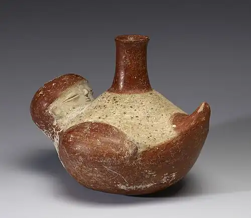 Garrafa-apito da cultura Chorrera (1000 a.C.)