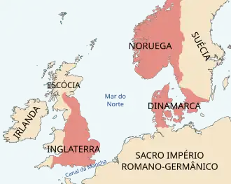 Localização de Império do Mar do Norte