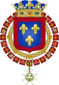 Armas de Filipe III, Duque de Anjou