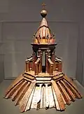 Modelo de madeira da lanterna erradamente atribuída a Filippo Brunelleschi, atualmente exposta no Museo dell'Opera di Santa Maria del Fiore.