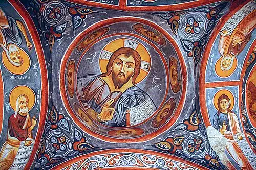 Fresco da "Igreja Escura" (Karanlık Kilise) em Göreme, meados do século XI