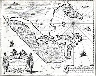 Localização de Reino de Jafanapatão