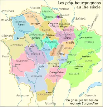 Localização de Nevers