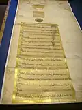 Carta de Aurangzeb a Sir William Norris, 1º Baronete