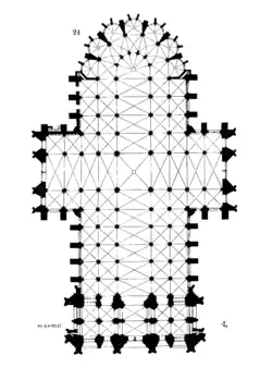Planta da Catedral de Colônia