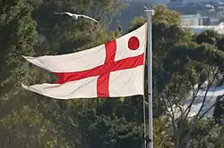 Bandeira distintiva de comodoro da Marinha Britânica