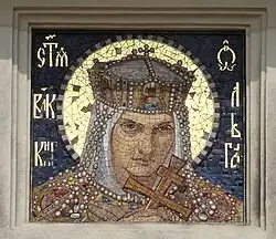 Mosaico na Catedral do Sangue Derramado, São Petersburgo, Rússia, de Nikolai Bruni