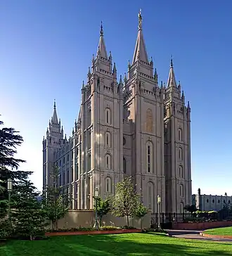 Templo de Salt Lake em Salt Lake City, Utah (1893)