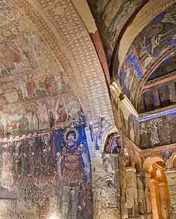 Igreja rupestre na Capadócia - Tokali kilise, século XI