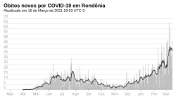 Novos óbitos, por dia.