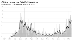 Novos óbitos, por dia.