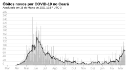 Novos óbitos, por dia.