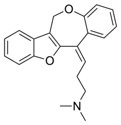 Estrutura química de Oxetorona