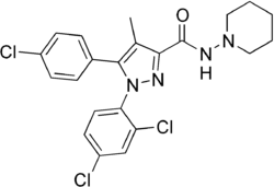 Estrutura química de Rimonabanto