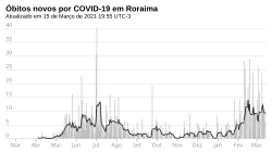 Novos óbitos, por dia.