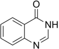 Estrutura química de Quinazolinona