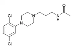 Estrutura química de Acaprazina