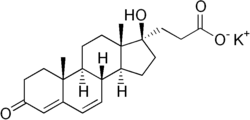 Estrutura química de Canrenoato de potássio