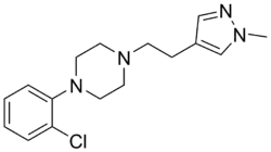 Estrutura química de Empiprazol