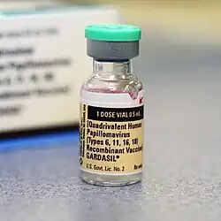 Estrutura química de Vacina contra o HPV