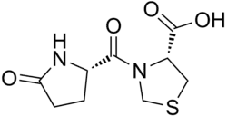 Estrutura química de Pidotimod