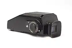 Encaixe de prisma para câmeras Bronica ETR de formato médio.