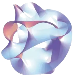 Spacetime curvature schematic