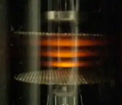 gás: três regiões brilhantes