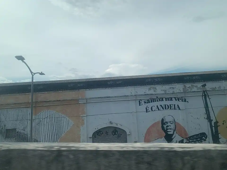 Mural em homenagem a Candeia, no Rio de Janeiro