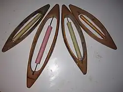 Lançadeiras abertas da Macedônia.