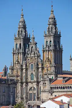 Fachada do Obradoiro da catedral [g]