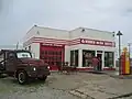 Posto de gasolina em Galena, no Kansas, com o Truck Hook