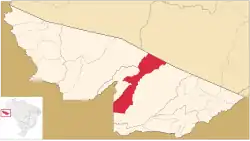 Localização de Manoel Urbano no Acre