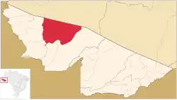 Localização de Tarauacá no Acre