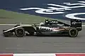 Sergio Pérez pilotando o modelo VJM09 no Grande Prêmio do Barém de 2016.