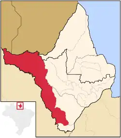 Localização de no Amapá