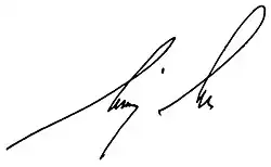 Assinatura de Andrzej Duda