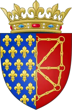 Brasão de armas do Reino de França e Navarra