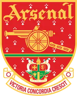 Uma versão do brasão do Arsenal usada de 1949 a 2002.