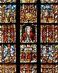 Retrato de Bach em vitral da Igreja de S. Tomás, Leipzig