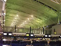 A sala de embarque do Terminal 2.