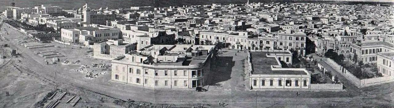 Panorâmica de Bengasi em 1935
