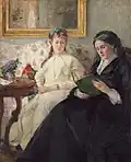 Berthe Morisot: La mère et la sœur (1869-1870)