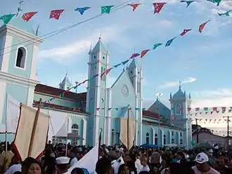Igreja da cidade de Borba, durante a romaria da festa de Santo Antônio.